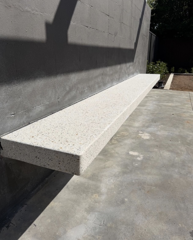 Architectural concrete benchtop, Adelaide