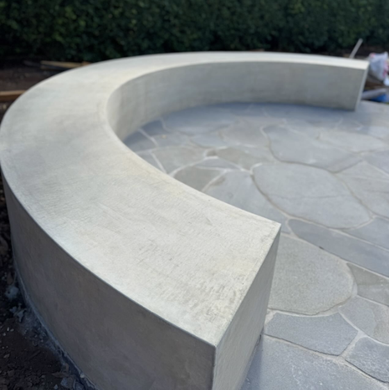 Architectural concrete bench