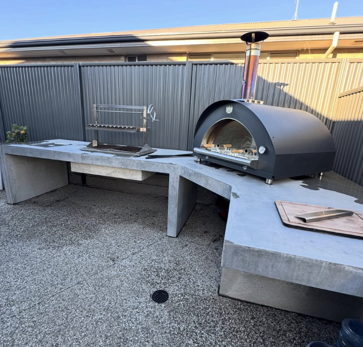 Architectural concrete bench