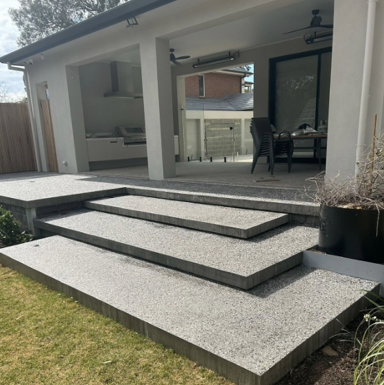 Concrete stairs