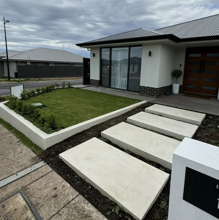 Concrete stairs
